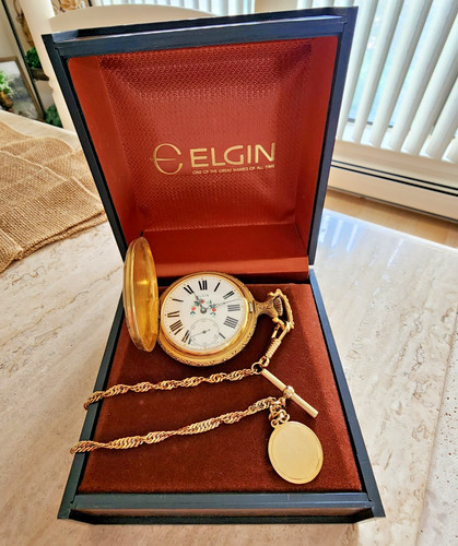 Vintage elgin pocket watch - elgin,