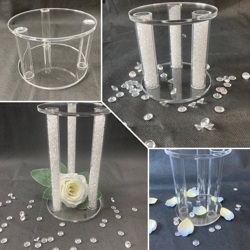 Clear acrylic cake spacer - acrylic,