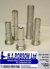 BLAST CLEANING NOZZLE NTL TUNGSTEN CARBIDE RANGE 3/16" - 1/2"fits clemco holder 