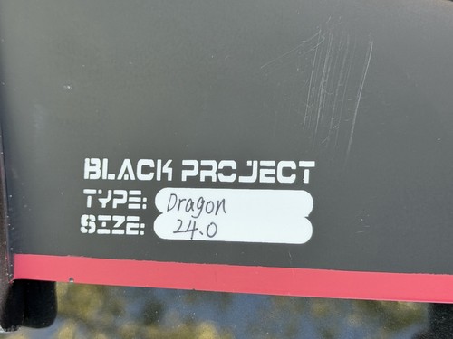 Black project 24cm speed fin - 24cm,