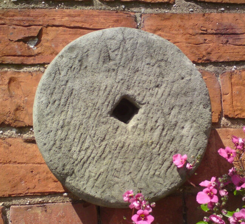 Stone garden rustic - garden, millstone