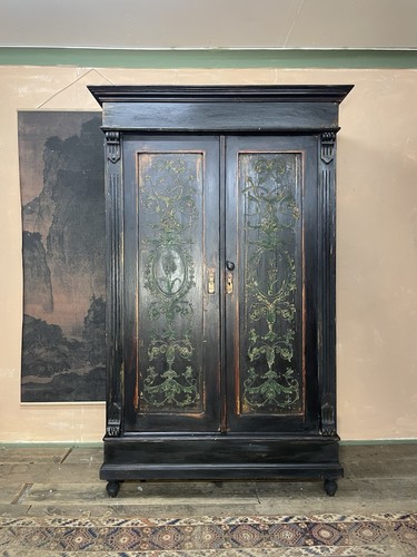 Vintage antique painted pine - vintage/,
