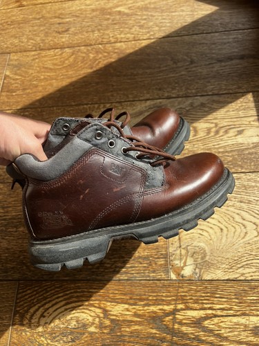 Caterpillar mens brown leather - brown,