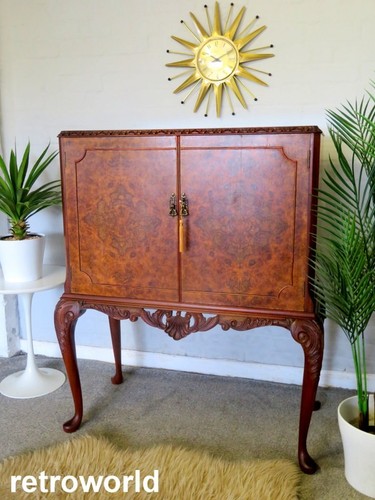Vintage antique burr walnut - antique,