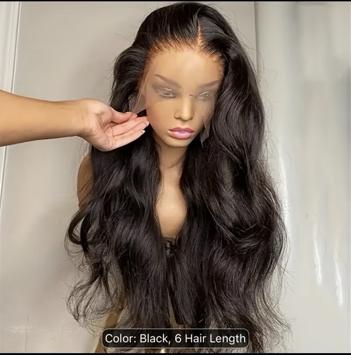 Human hair wig - hair, chocolate