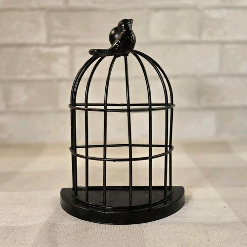 Metal half bird cage - half,