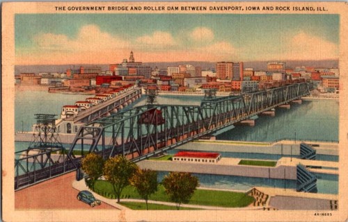 Davenport postcard - davenport,