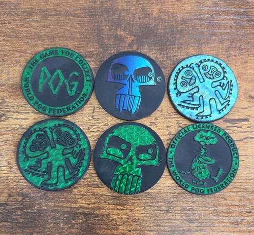 Pogs slammers kinis x6 - /,
