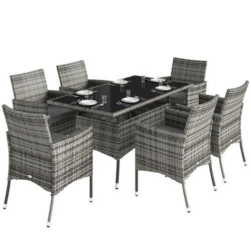 Outsunny rattan dining - dining, for