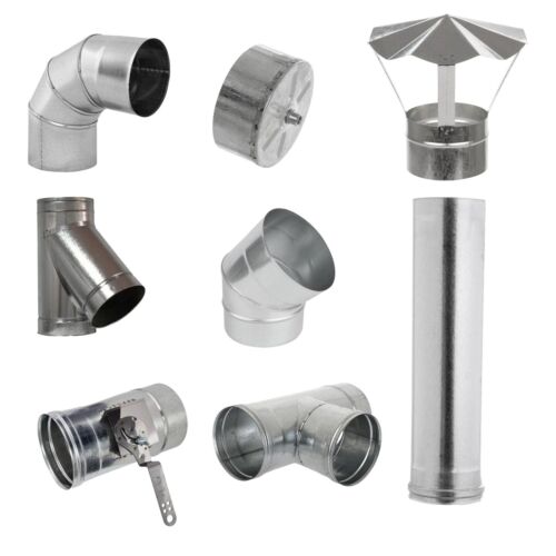 Galvanised steel pipe chimney - pipe,