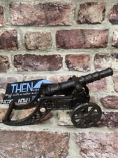 Cannon Model Small Cast Iron Vintage Look , Gunners, Artillery, Military