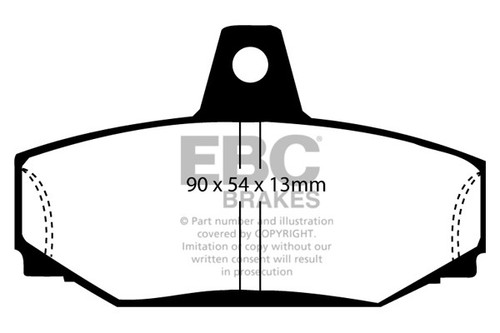 Ebc yellowstuff rear brake - yellowstuff,