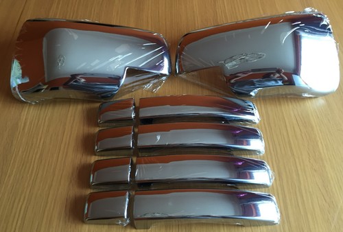 Chrome full wing mirror - wing,