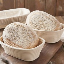 Supplies Dough Rising Banneton Brotform Liner Baskets Wicker Rattan Basket