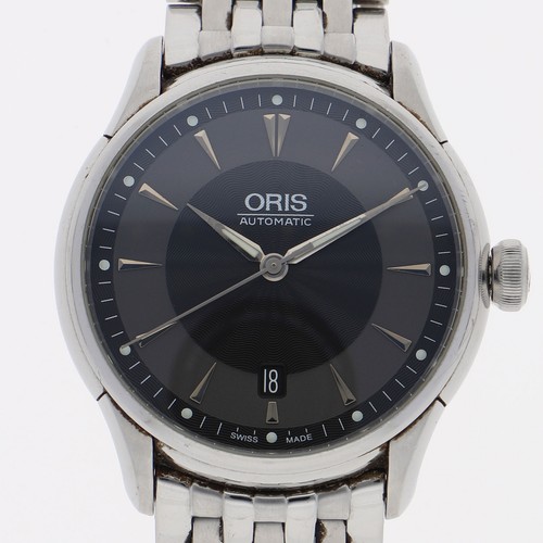 Oris 7591 artelier black dial - artelier,