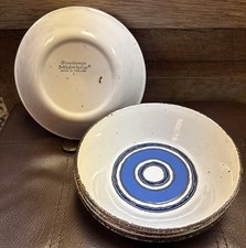 Stonehenge Midwinter Moon Pattern Pottery Coupe Cereal/Soup Bowls 6.5” Set Of 4