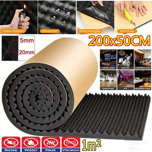 Soundproofing foam - 2m,