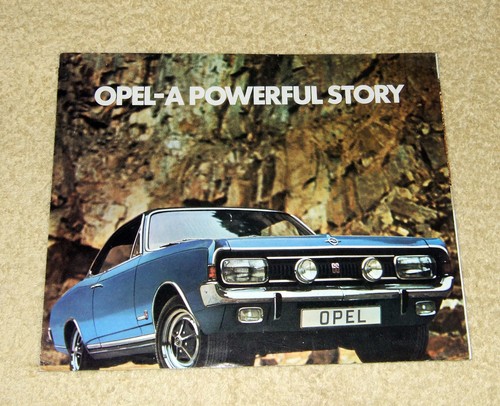 Opel car range 1970 - ,, kadett