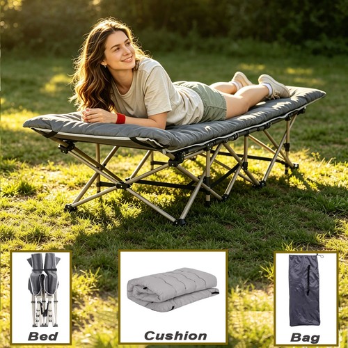 Single camping cot - single, with