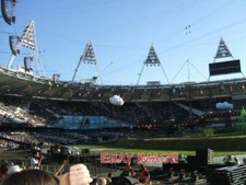 PHOTO  LONDON 2012 OLYMPIC OPENING CEREMONY FULL DRESS REHEARSAL THE STADIUM BEG