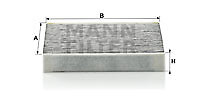 New filter interior - air, for