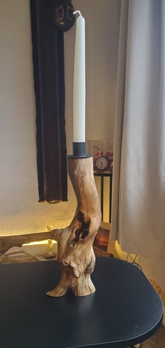 Yew wood candle - candle,