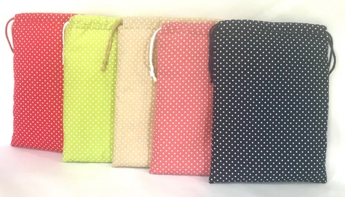 Handmade drawstring toiletry - handmade,