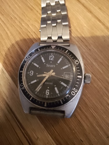 Sears vintage diver style - diver, hand