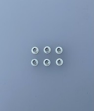 3mm Press Nuts (6pcs) for TR-15T,Dyna Storm, Tamiya