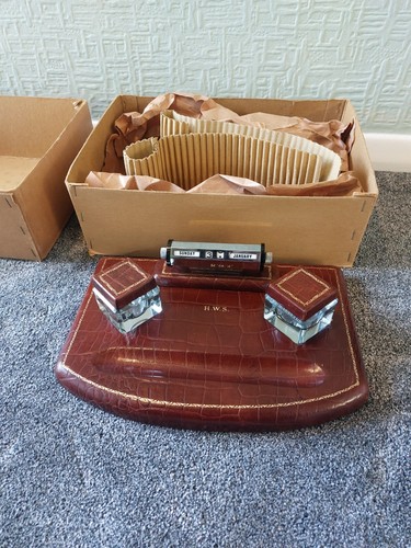 Vintage desk tidy wooden - , &