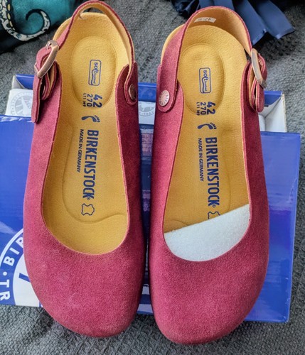 Birkenstock burgundy clog - , size