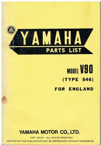 Yamaha v90 spec - (type,