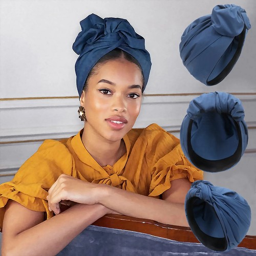 French turban bandana headband - french,