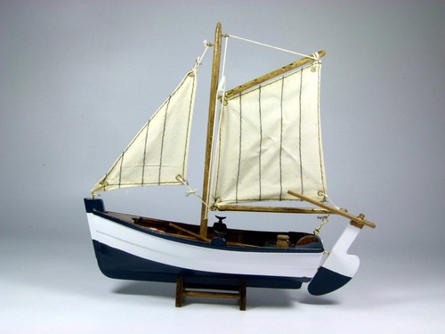 Handmade wooden fishing boat - handmade,