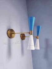 Wall Sconce Pair Italian Mid