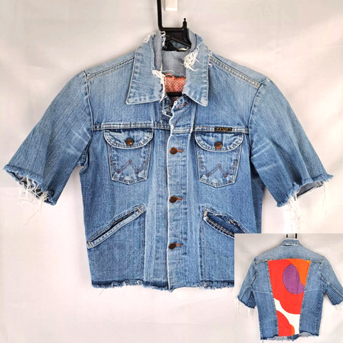 Vintage wrangler denim jacket - denim,