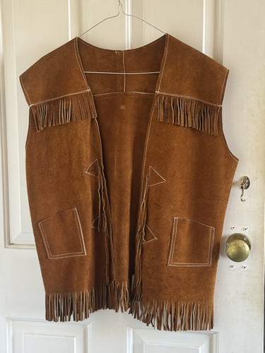 Western fringe wastecoat - western,