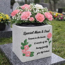 Memorial Grave Flower Pot Vase