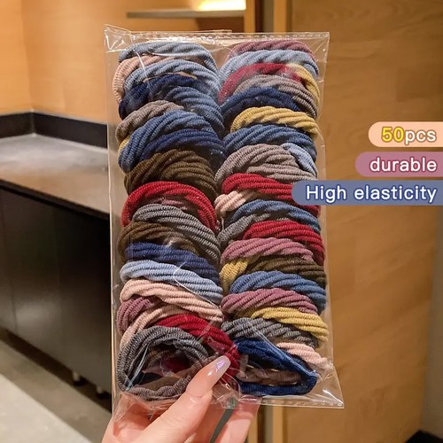 50pcs multicoloured elastic - 50pcs,