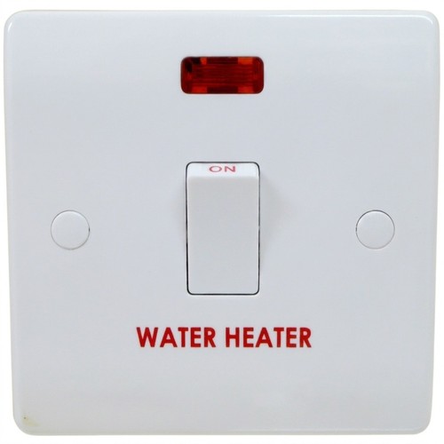 Water heater switch with neon - heater,