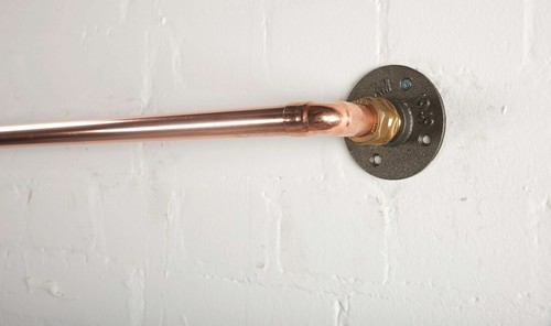 Curtain pole copper vintage - curtain,