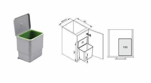 Pull out kitchen waste - pull,