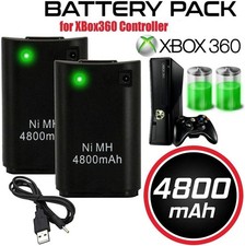 2-Pack For XBOX 360 Battery