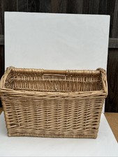 Vintage Wicker Magazine Rack/