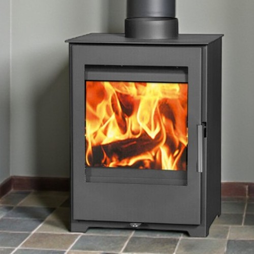 Wood burning multi fuel stove - burning,