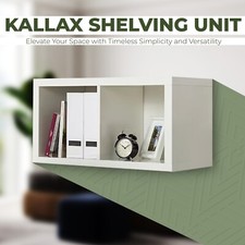 IKEA KALLAX 2 Shelf White