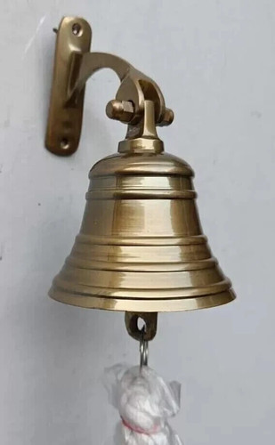 Brass bell hanging antique - brass,