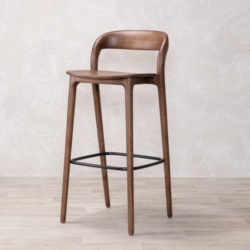 Solid oak scandi style bar - solid,