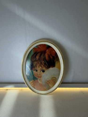 Vintage 1960s big eyes girl - 1960s,