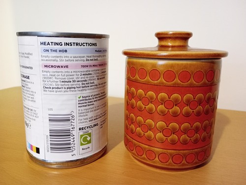 Vintage hornsea saffron lidded - vintage,